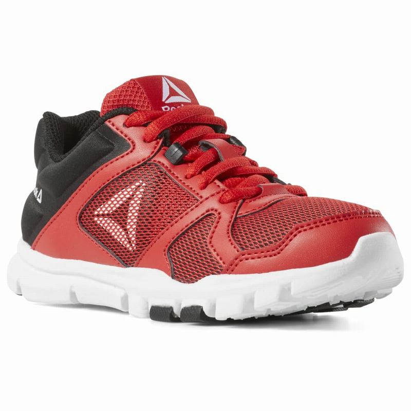 Reebok Yourflex Train 10 Botasky Dievcenske - Červené/Čierne/Biele HY4156CW